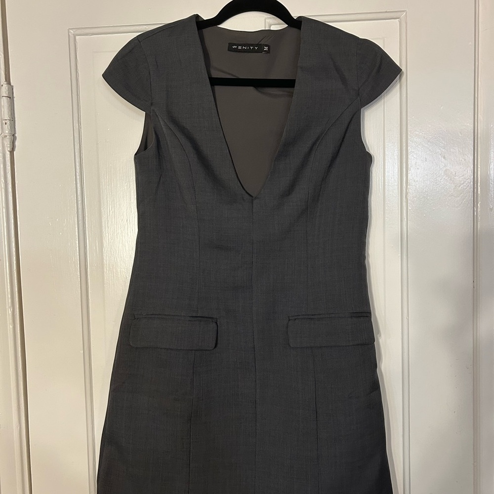 Fenity Beauty Women's Charcoal Mini Dress